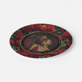 Trendy Peonies Teller für Bachelor Party (Schrägansicht)