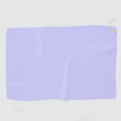 Trendy Periwinkle Blue Solid Color Golfhandtuch (Horizontal)