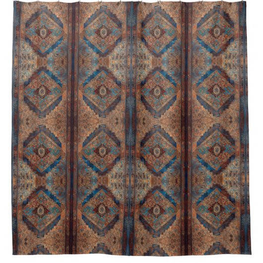 Trendy Persian Beautiful Old Pattern Collection Duschvorhang (Vorderseite)