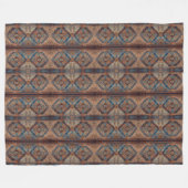 Trendy Persian Beautiful Old Pattern Collection Fleecedecke (Vorderseite (Horizontal))