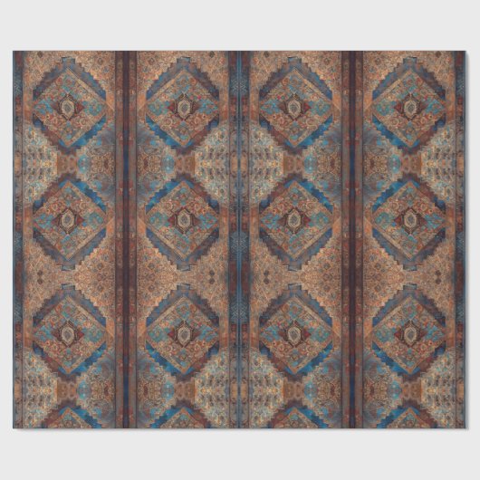 Trendy Persian Beautiful Old Pattern Collection Geschenkpapier (Flach)
