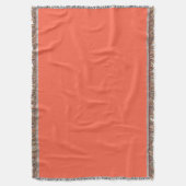 Trendy Persimmon Solid Color | Klassisch | elegant Decke (Vorderseite Vertikal)