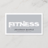 Trendy Personal Trainer Fitness Klassisch Top Schl Visitenkarte (Vorderseite)