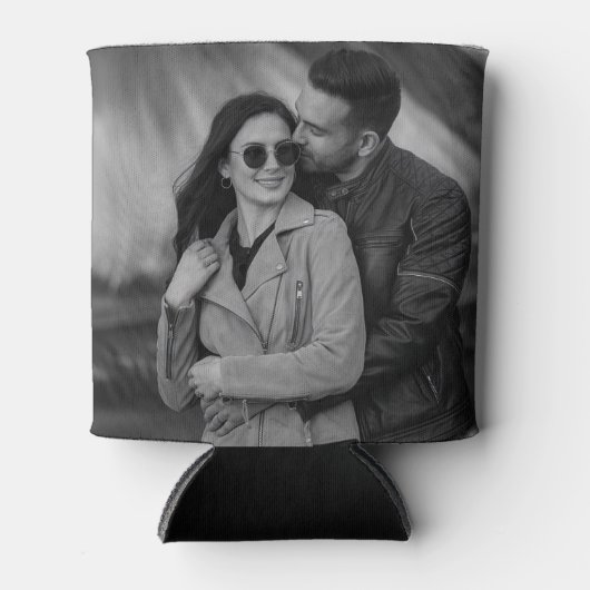 Trendy Personalisiert 2 Fotomodell beidseitig Dosenkühler (Vorderseite)