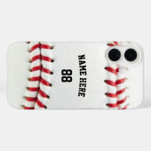 Trendy Personalisiert Baseball Name und Nummer Case-Mate iPhone Hülle (Rückseite (Horizontal))