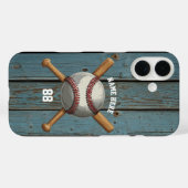 Trendy Personalisiert Baseball Name und Nummer Hol Case-Mate iPhone Hülle (Rückseite (Horizontal))
