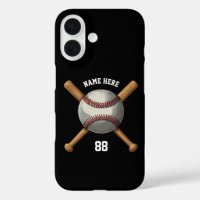 Trendy Personalisiert Baseball Name und Nummer Sch