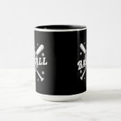 Trendy Personalisiert Baseball Name und Nummer Tasse (Zentrum)