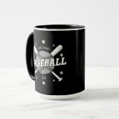 Trendy Personalisiert Baseball Name und Nummer Tasse (Vorderseite Links)