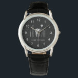 Trendy Personalisiert Dentist Dental Black Armbanduhr<br><div class="desc">Trendy Personalisiert Dentist Dental Black Watch</div>