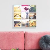 Trendy Personalisiert Foto Collage Leinwanddruck (Insitu (Wohnzimmer))