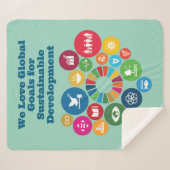 Trendy Personalisiert Gifts Sherpadecke (Vorderseite (Horizontal))