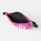 Trendy Personalisiert Hot Pink Bauchtasche (Offen)