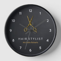 Trendy Personalisiert Modern Black Gold Haairstyli