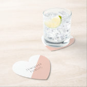 Trendy Personalisiert Moderne Elegante einfache Vo Untersetzer (Vor Ort)