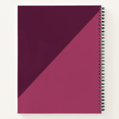 Trendy Personalisiert Monogram Stilvolle Gepäckmar Notizblock (Rückseite)