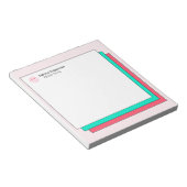 Trendy Personalisiert Social Post to do List Notizblock (angewinkelt)