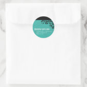 TRENDY PERSONALISIERT STICKER: Element 3 Runder Aufkleber (Tasche)