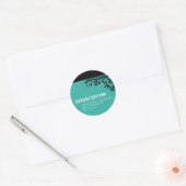 TRENDY PERSONALISIERT STICKER: Element 3 Runder Aufkleber (Umschlag)