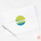 TRENDY PERSONALISIERT STICKER :: funky Blume 12 (Umschlag)