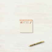 Trendy Personalisiert Teacher Post-It Notes with B Klebezettel (Auf Schreibtisch)