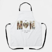 Trendy Personalized Photo MOM Heart Apron Schürze (Vorderseite)