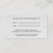 Trendy Pet Bade and Grooming Termin Card Visitenkarte (Rückseite)