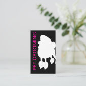 Trendy Pet Grooming Services Visitenkarte (Stehend Vorderseite)