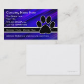 Trendy Pet Service Business Cards Visitenkarte (Vorne/Hinten)