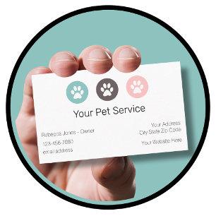 Trendy Pet Service Visitenkarte