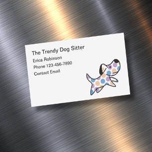 Trendy Pet Sitter Visitenkartenmagnete Magnetische Visitenkarte