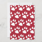 Trendy Pet Weihnachts-Foto Feiertagskarte (Rückseite)