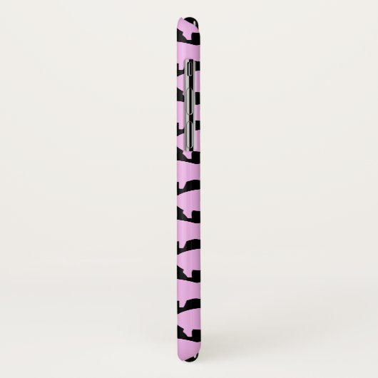 Trendy Pig Editable Black Iphone Gehäuse Case-Mate iPhone Hülle (Hinten/Links)