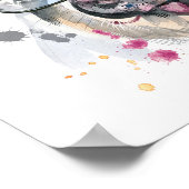 Trendy Pig Poster (Ecke)