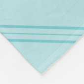 Trendy Pineaple & Initial Letter Fleecedecke (Ecke)