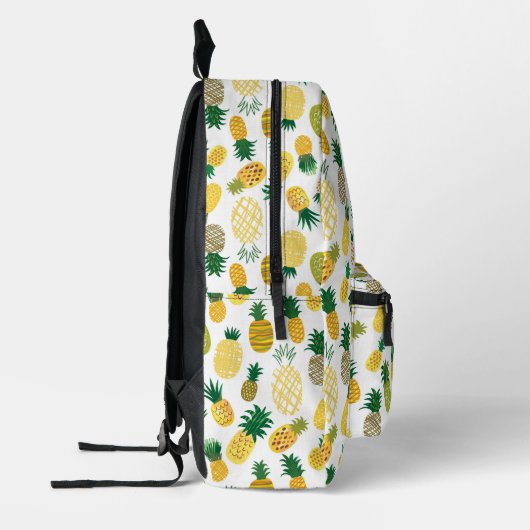 Trendy Pineappel Pattern Bedruckter Rucksack (Links)
