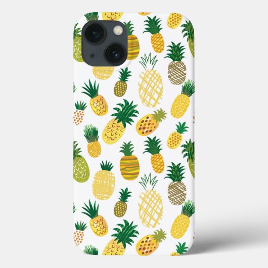 Trendy Pineappel Pattern Case-Mate iPhone Hülle (Rückseite)