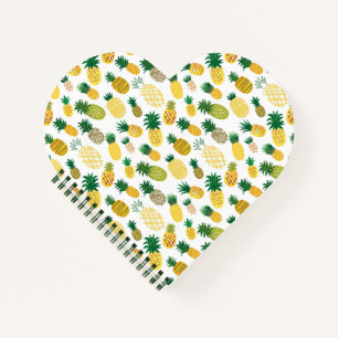 Trendy Pineappel Pattern Notizblock