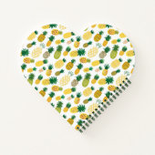 Trendy Pineappel Pattern Notizblock (Rückseite)