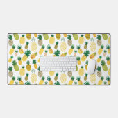 Trendy Pineappel Pattern Schreibtischunterlage (Tastatur & Maus)