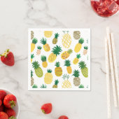 Trendy Pineappel Pattern Serviette (Beispiel)