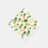 Trendy Pineappel Pattern Serviette (Ecke)