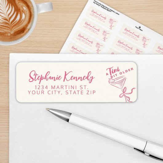 Trendy Pink A Tini Bit Ältere 30. Geburtstag