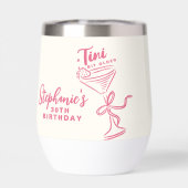 Trendy Pink A Tini Bit Ältere 30. Geburtstag (Rückseite)