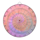 Trendy Pink Blue Marble Modern Dartscheibe (vorne)
