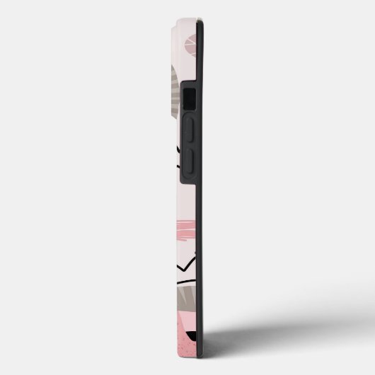 Trendy Pink Boho Lion Modern Tough Case (Rückseite / Links)