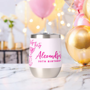 Trendy Pink Dirty 30. Geburtstag