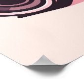 Trendy Pink DSLR-Kamera Fotografie Personalisiert Poster (Ecke)