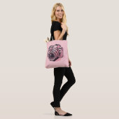 Trendy Pink DSLR-Kamera Fotografie Personalisiert Tasche (Am Model)