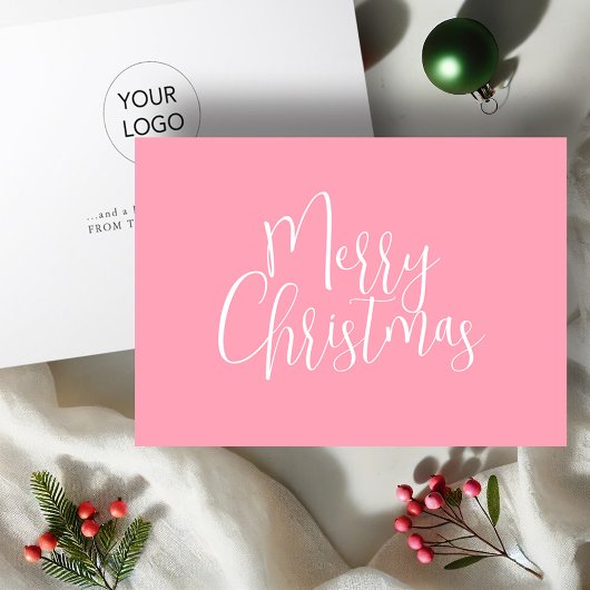 Trendy Pink Frohe Weihnachten